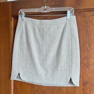 J. Crew Classic Beige Mini Skirt